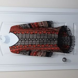 Chelsea & Violet Boho Multi Print & Lace Dress